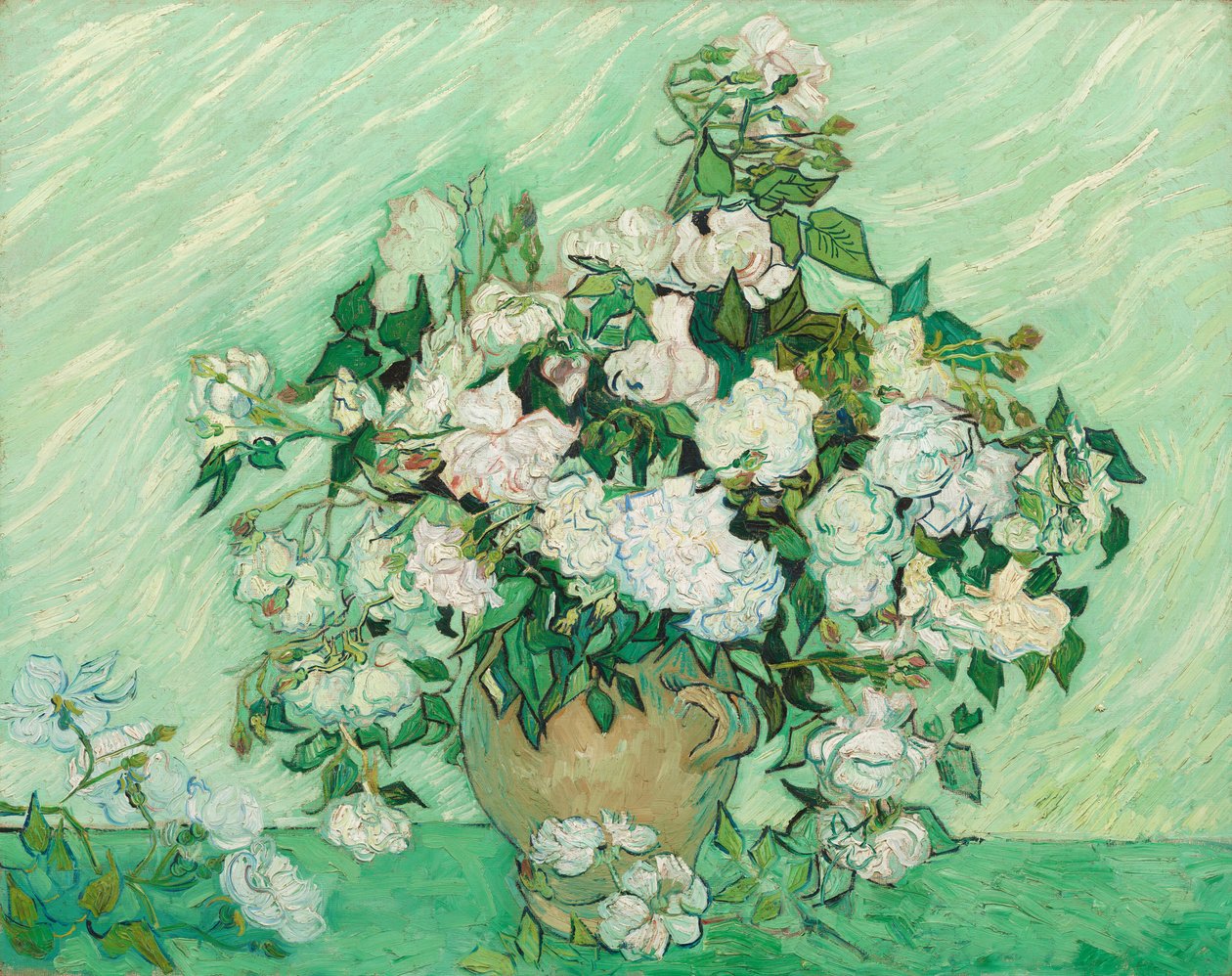 Rózsák, 1890. alkotó: Vincent van Gogh