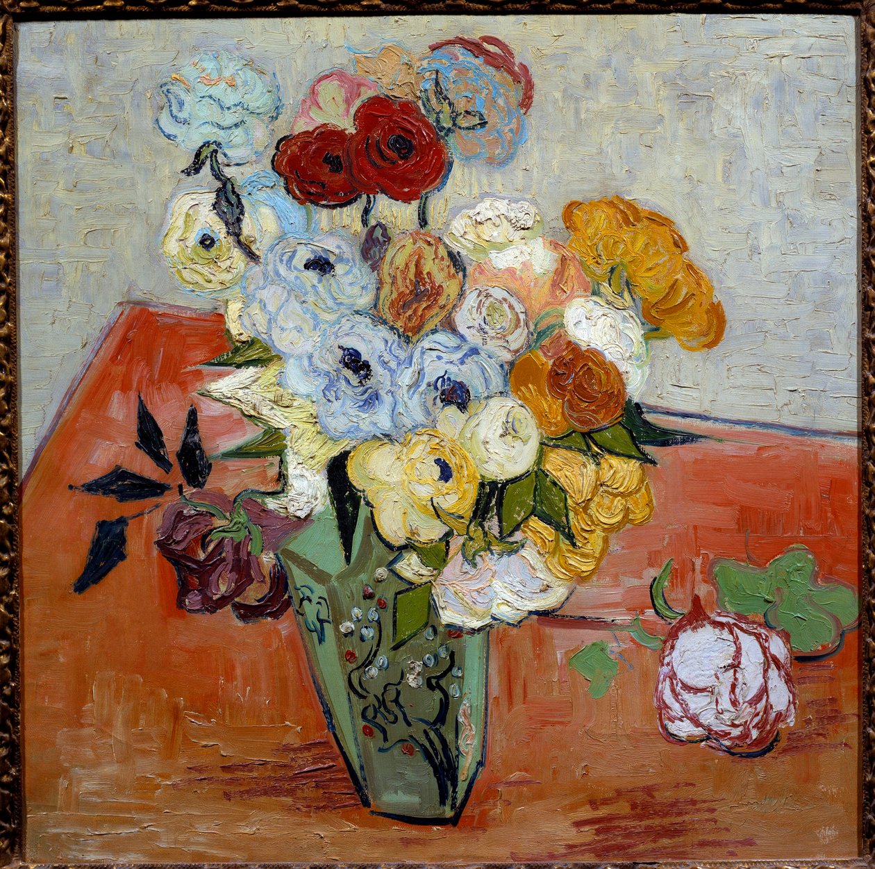 Roses and anemones alkotó: Vincent van Gogh