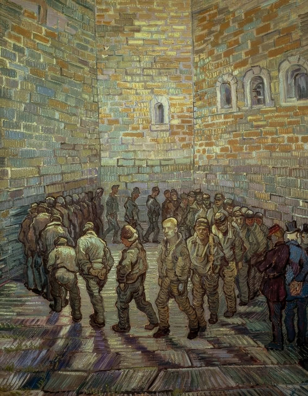 A foglyok köre alkotó: Vincent van Gogh