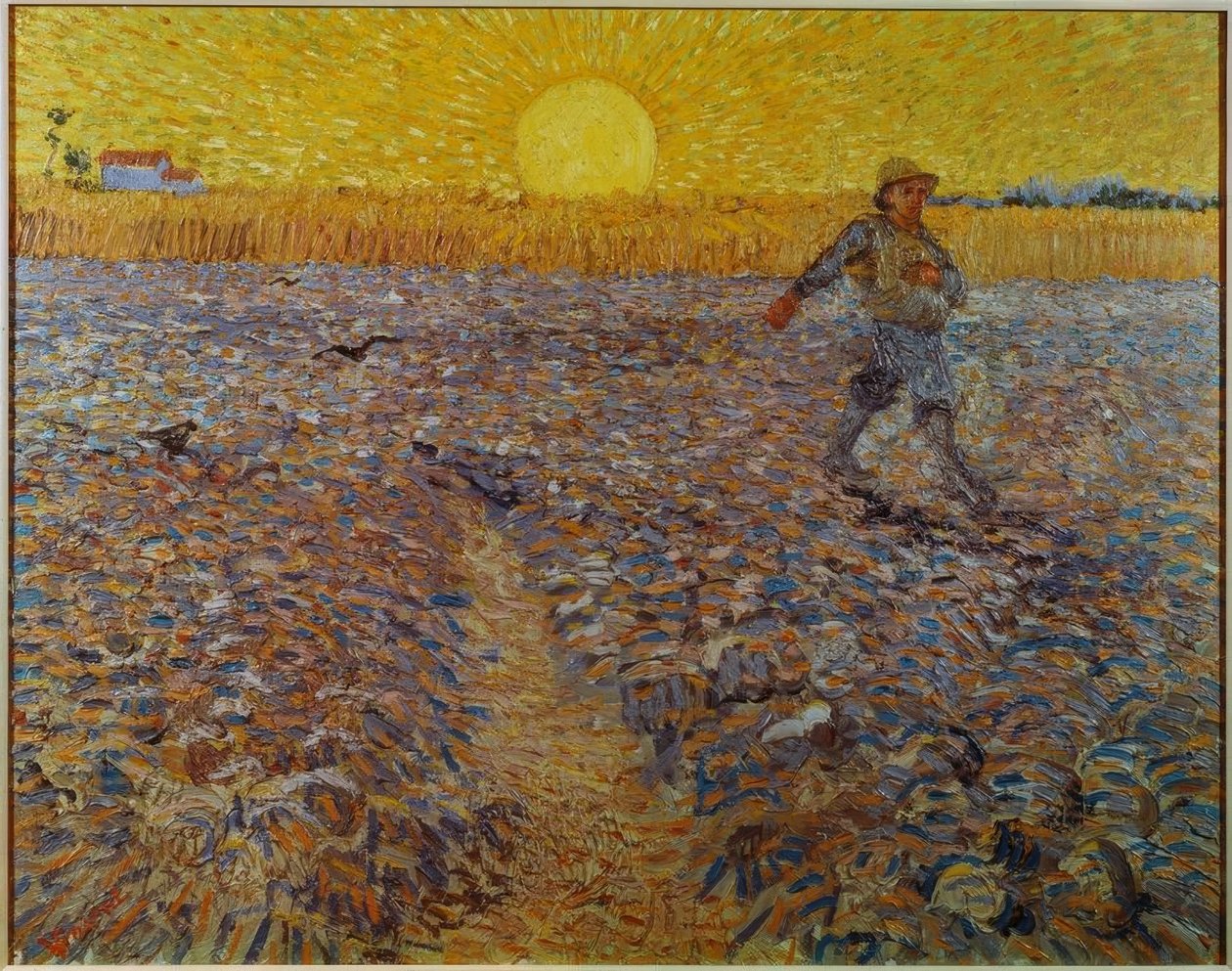 Vető a naplementekor alkotó: Vincent van Gogh