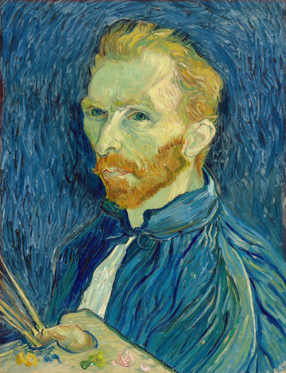 Önarckép, 1889. alkotó: Vincent van Gogh
