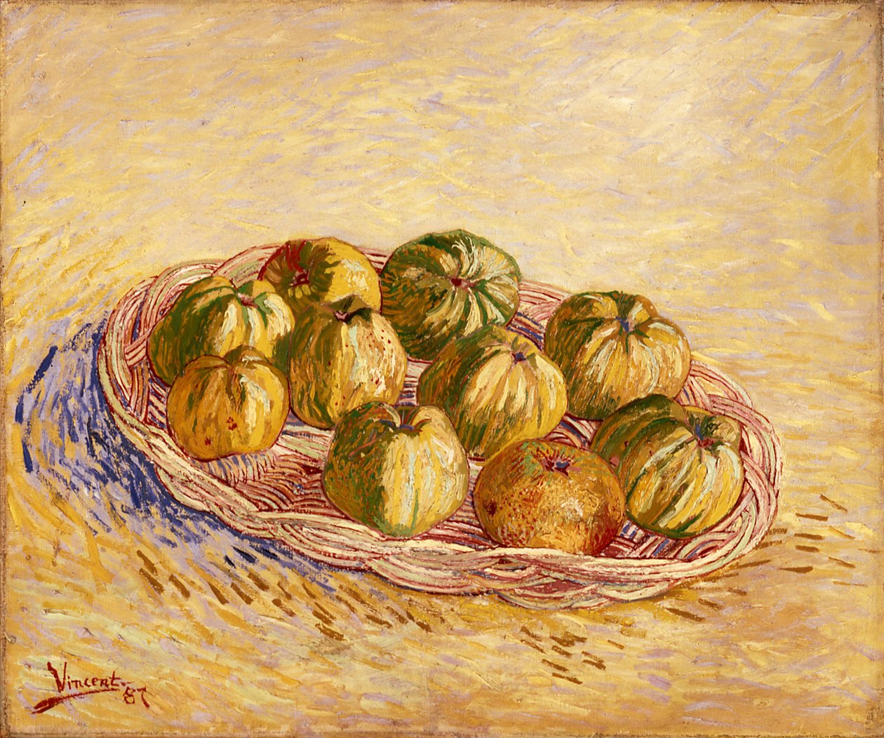 Csendélet, Almakosár alkotó: Vincent van Gogh