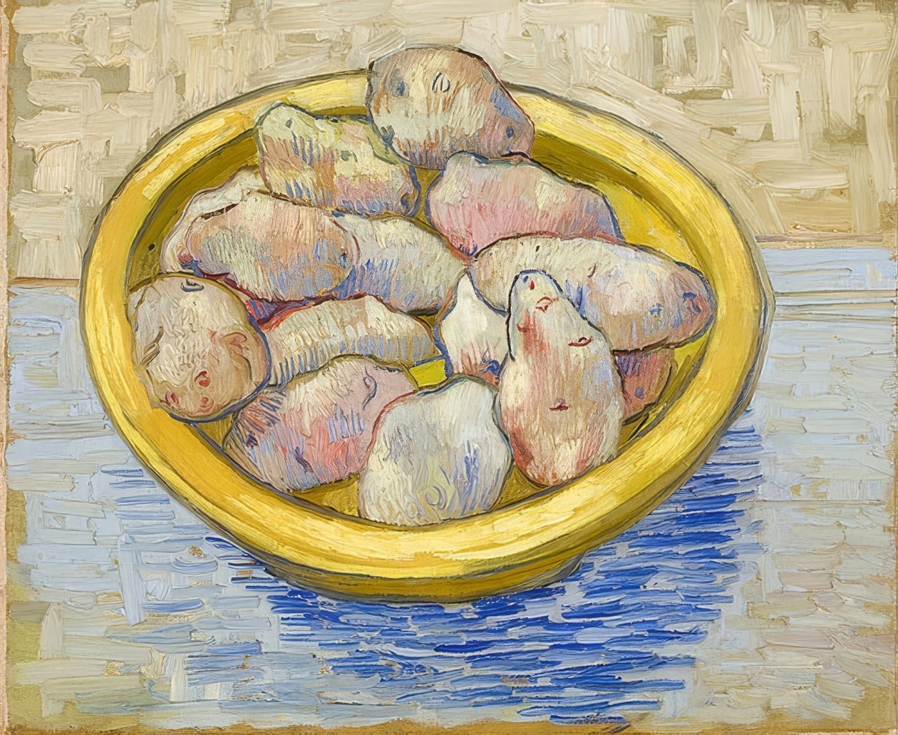 Csendélet burgonyával. 1888 alkotó: Vincent van Gogh