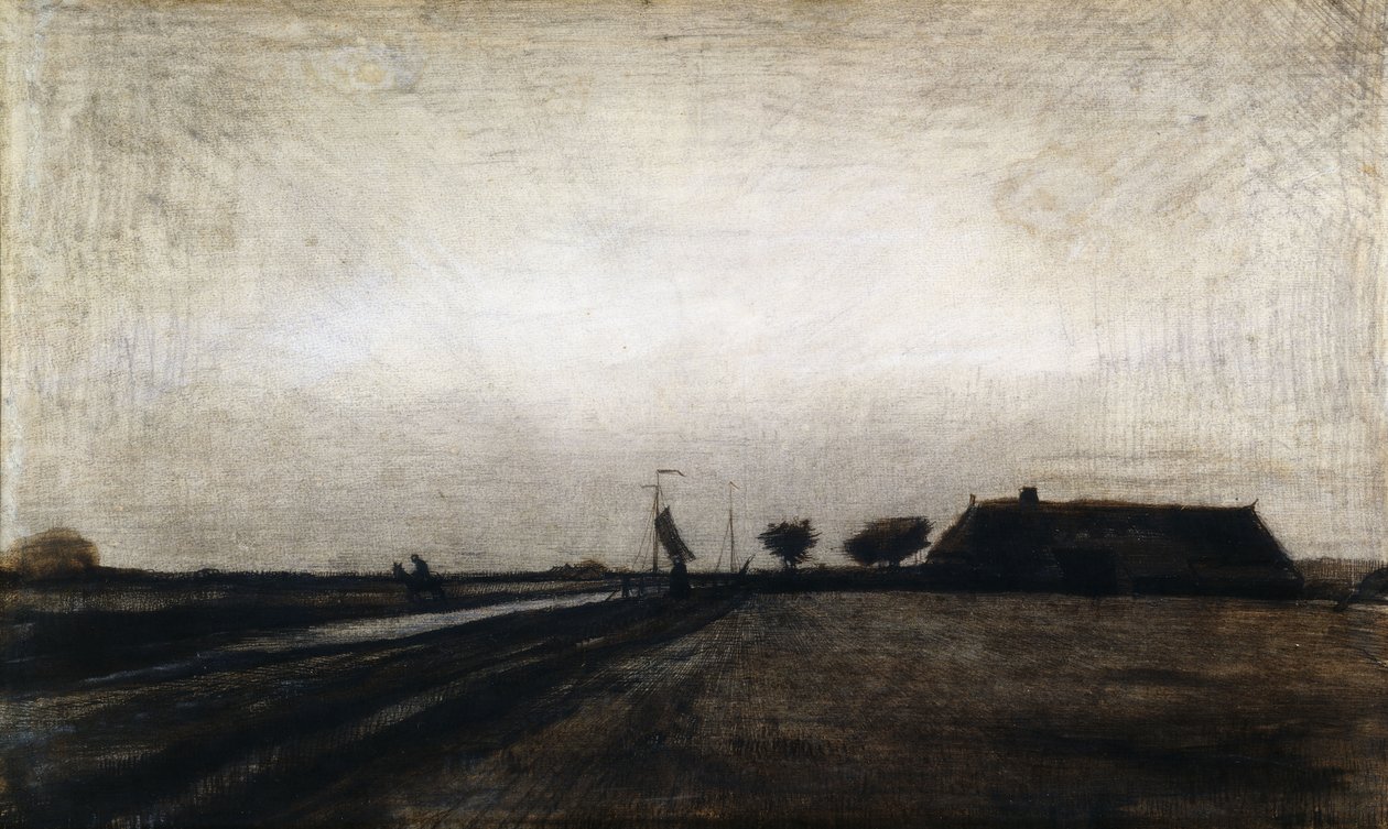 Napkelte; Napkelte, 1883 alkotó: Vincent van Gogh