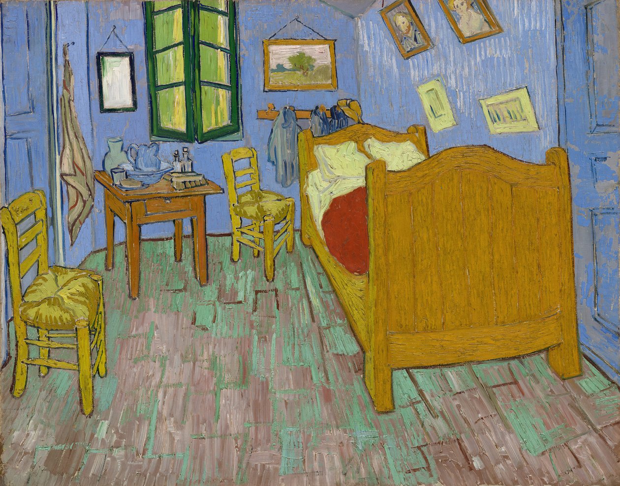 A hálószoba, 1889. alkotó: Vincent van Gogh