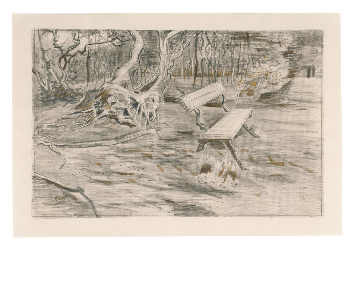 A pad, 1882 alkotó: Vincent van Gogh