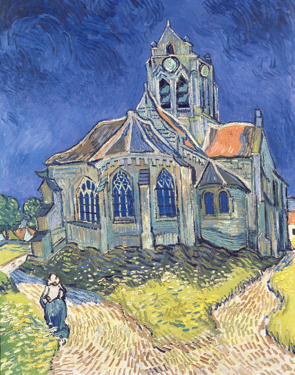 Az Auvers-sur-Oise-i templom alkotó: Vincent van Gogh