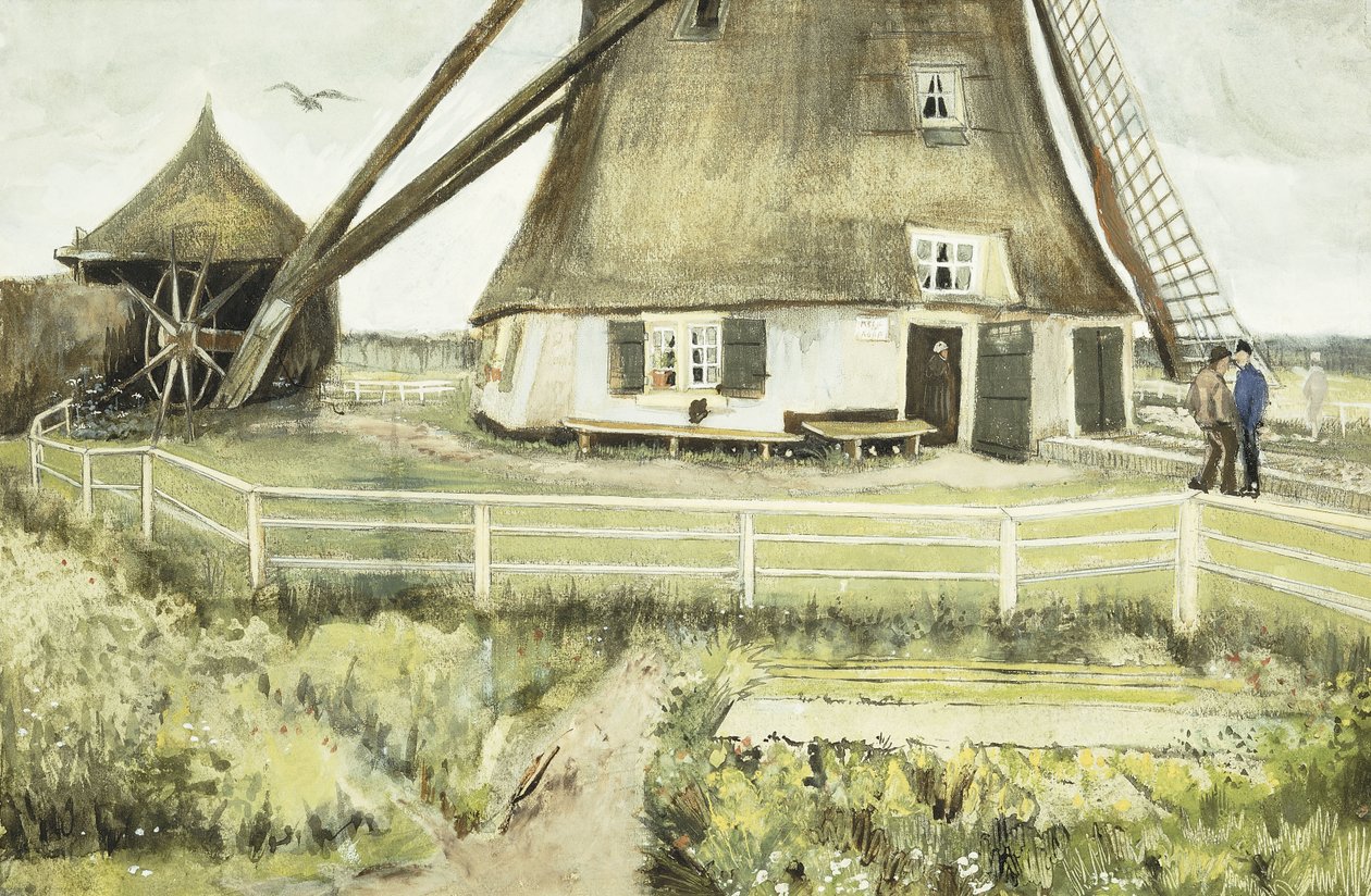 A malom, 1881 alkotó: Vincent van Gogh