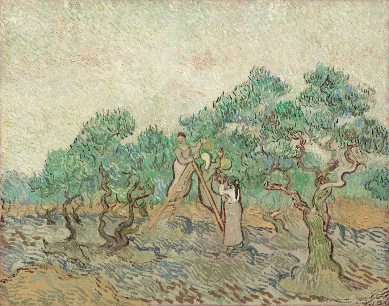 Az Olajfakert, 1889. alkotó: Vincent van Gogh