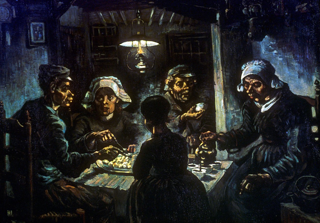 A burgonyaevők, 1885 alkotó: Vincent van Gogh