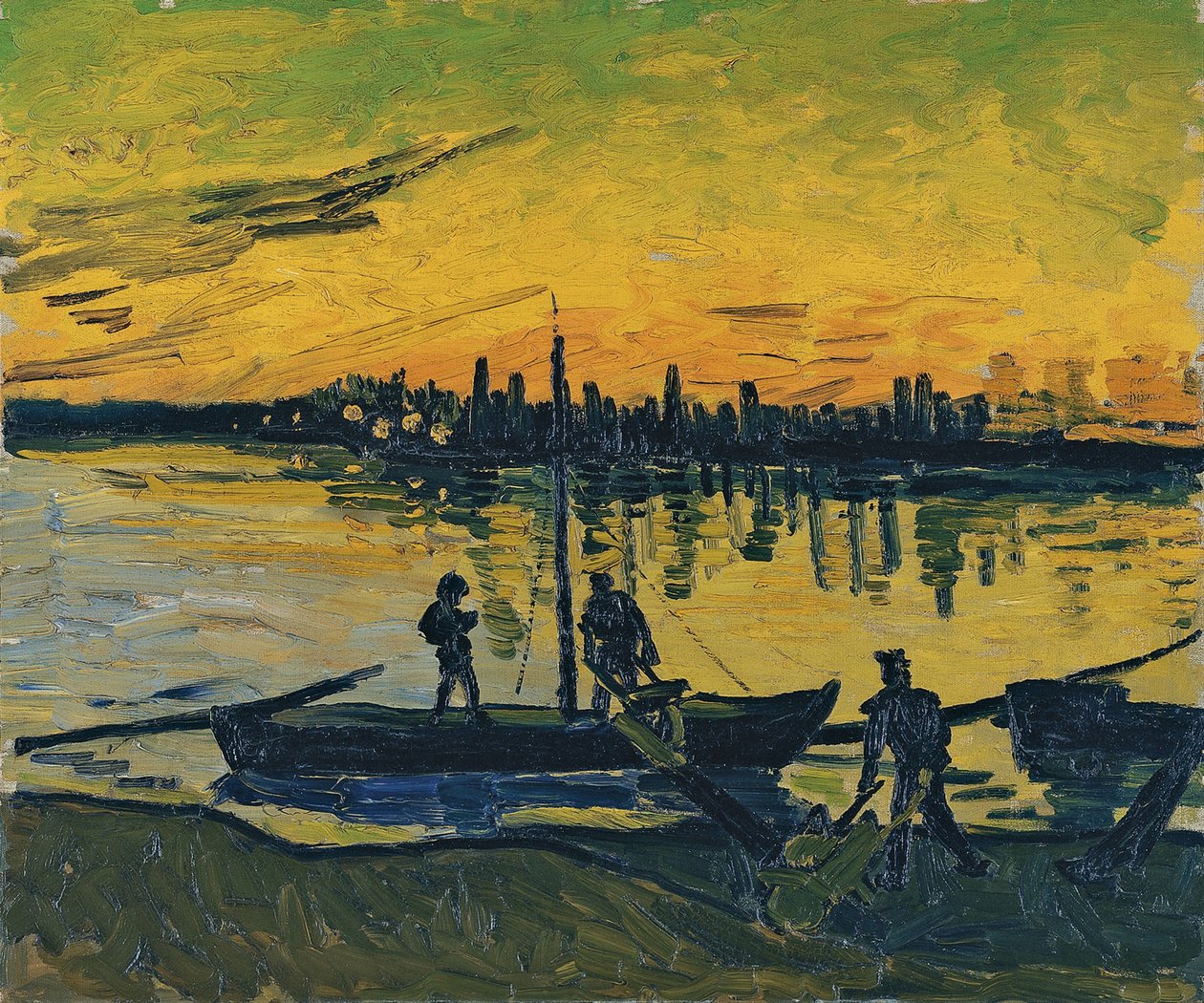 A Stevedores Arles-ban, 1888 alkotó: Vincent van Gogh