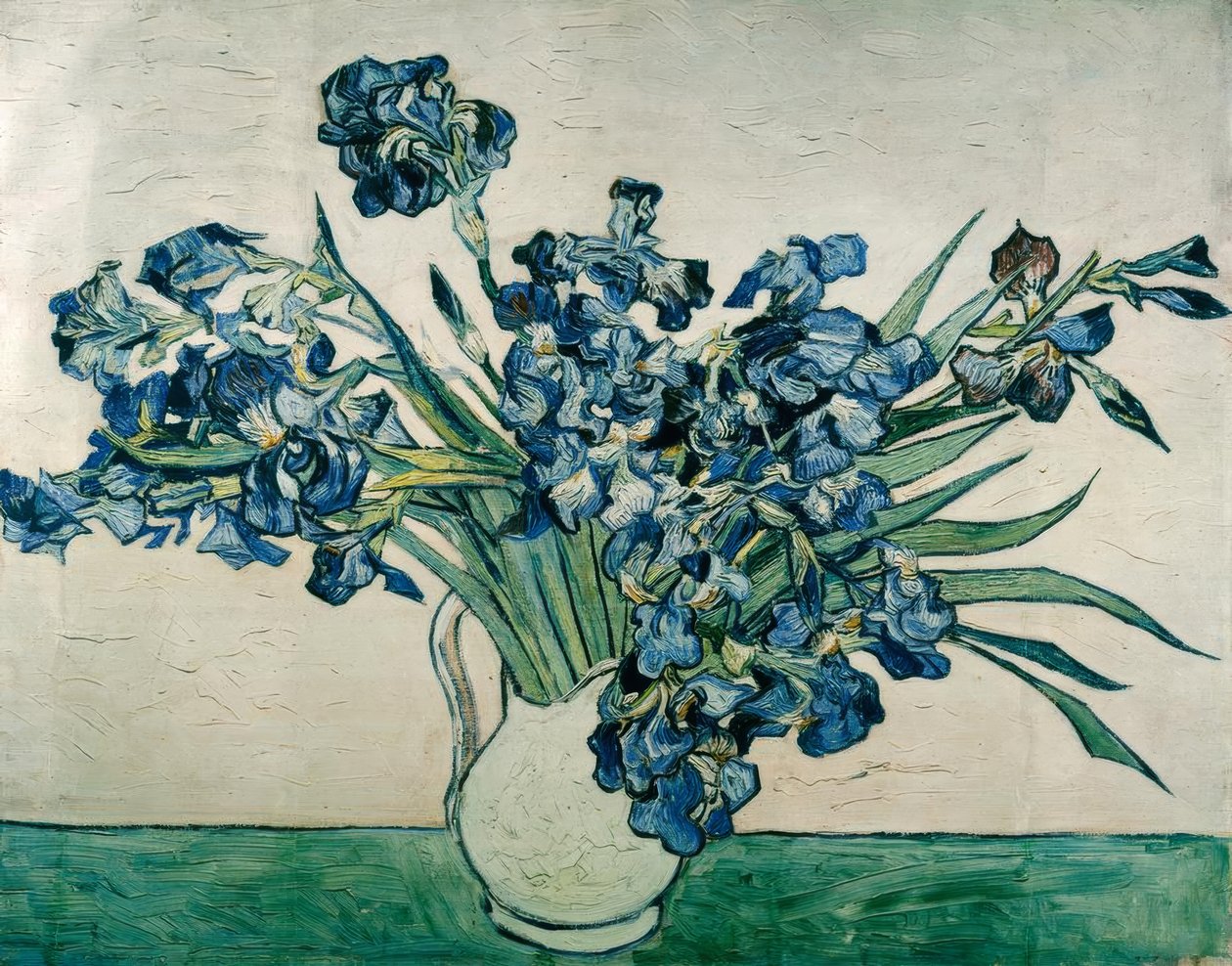 Váza íriszekkel alkotó: Vincent van Gogh