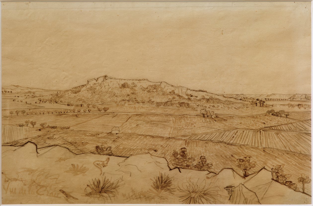 A Crau kilátása alkotó: Vincent van Gogh