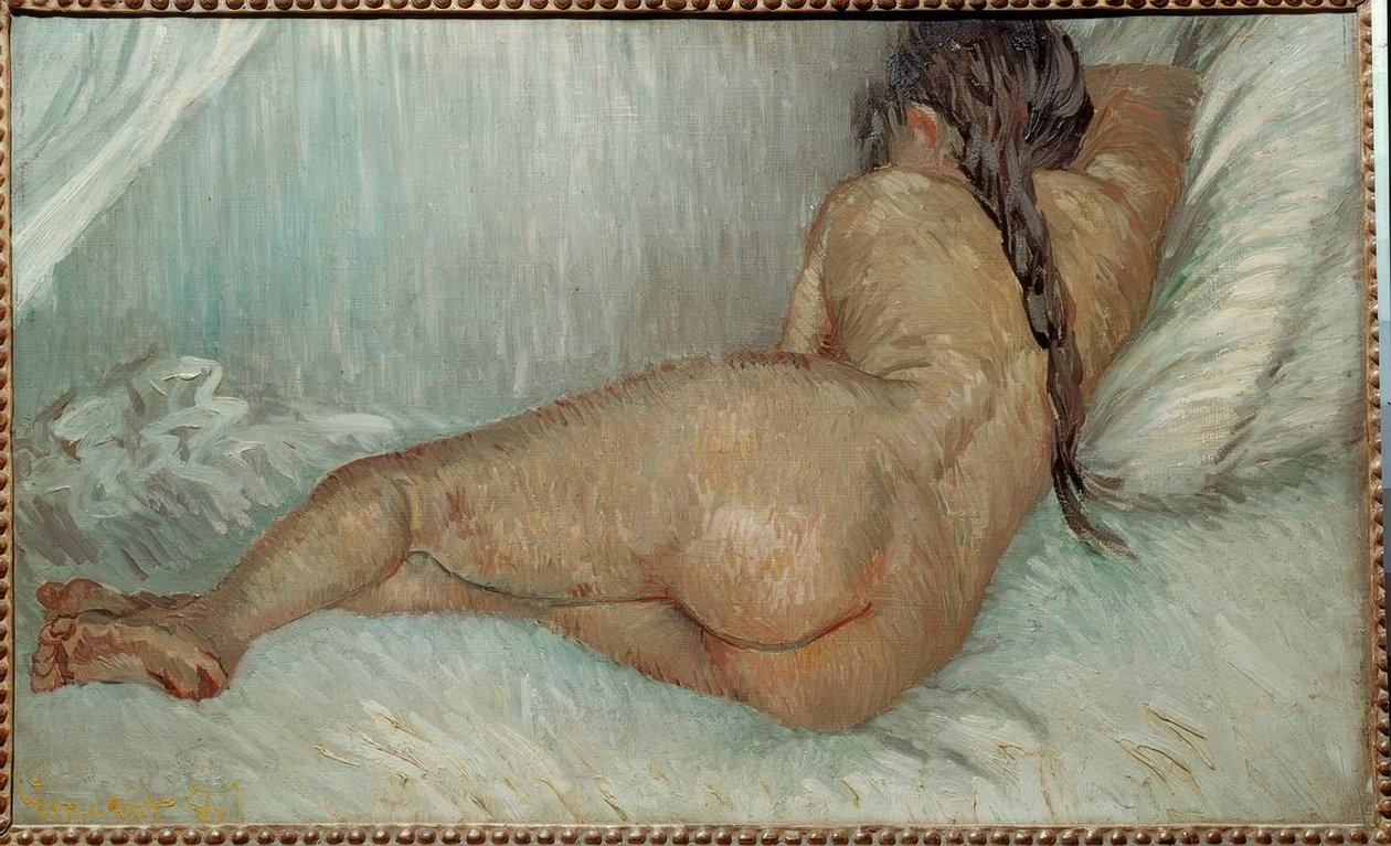 Női akt hátulról alkotó: Vincent van Gogh