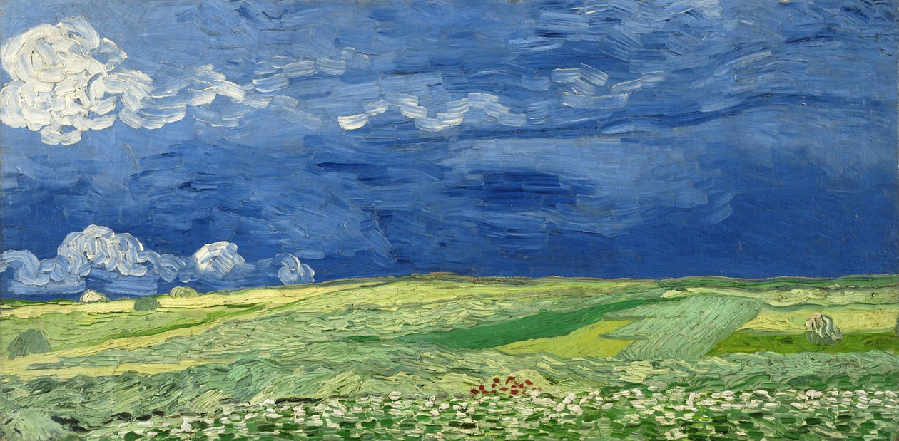 Búzamező zivatarfelhők alatt, 1890 alkotó: Vincent van Gogh