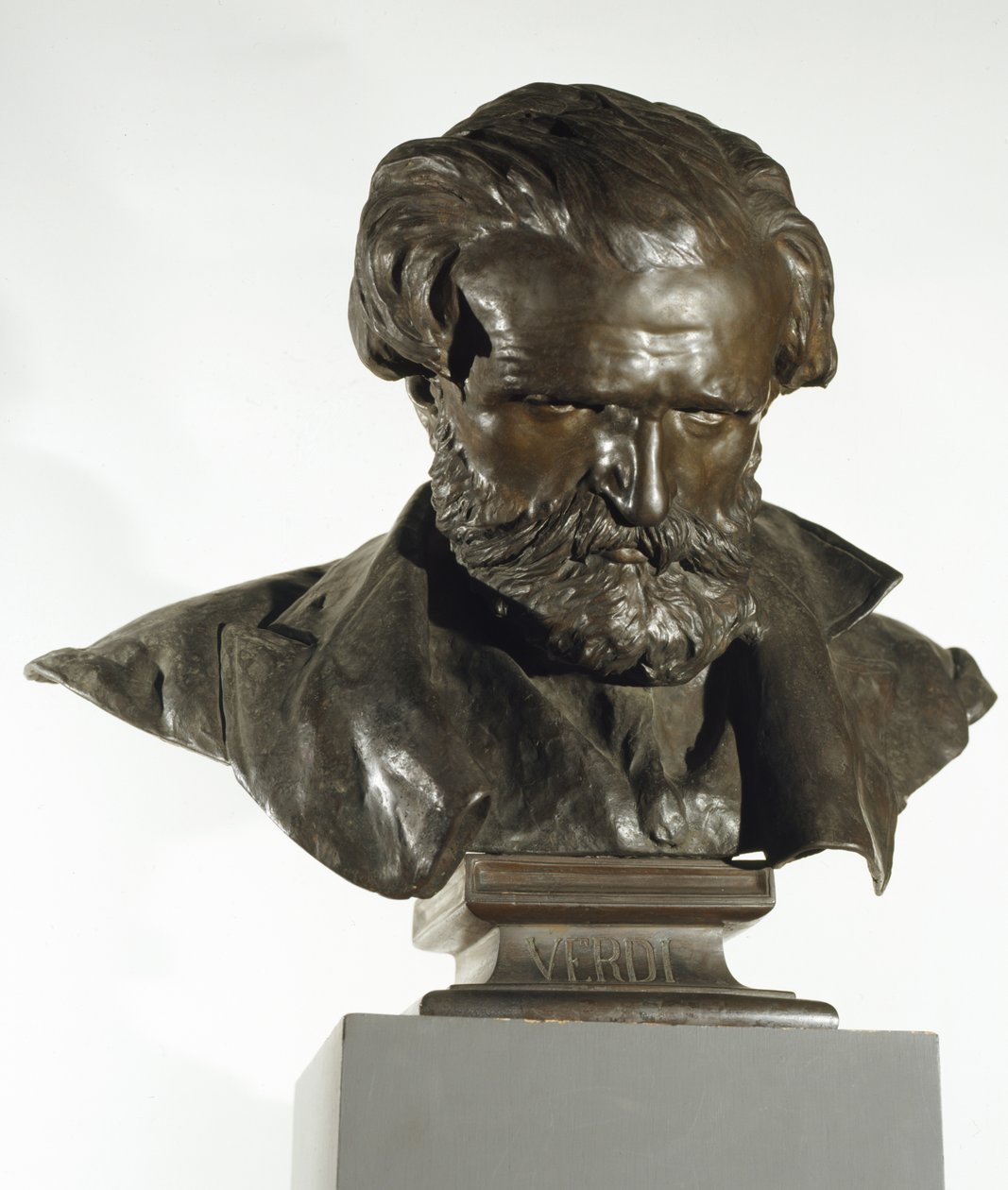 Giuseppe Verdi (bronz) alkotó: Vincenzo Gemito