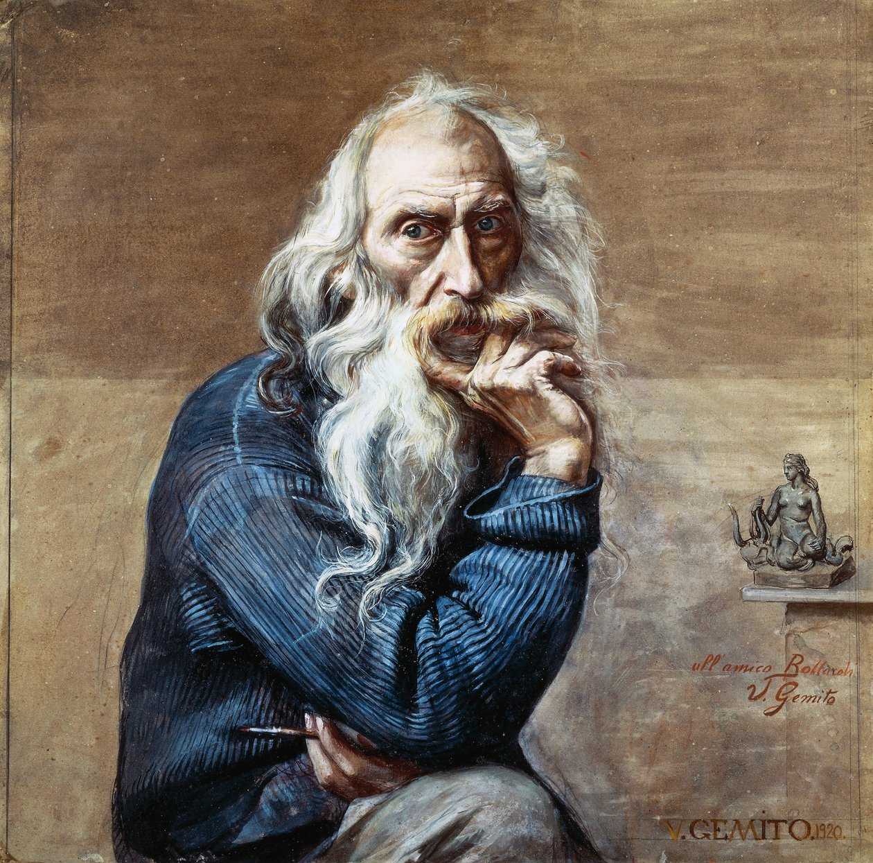 Önarckép alkotó: Vincenzo Gemito