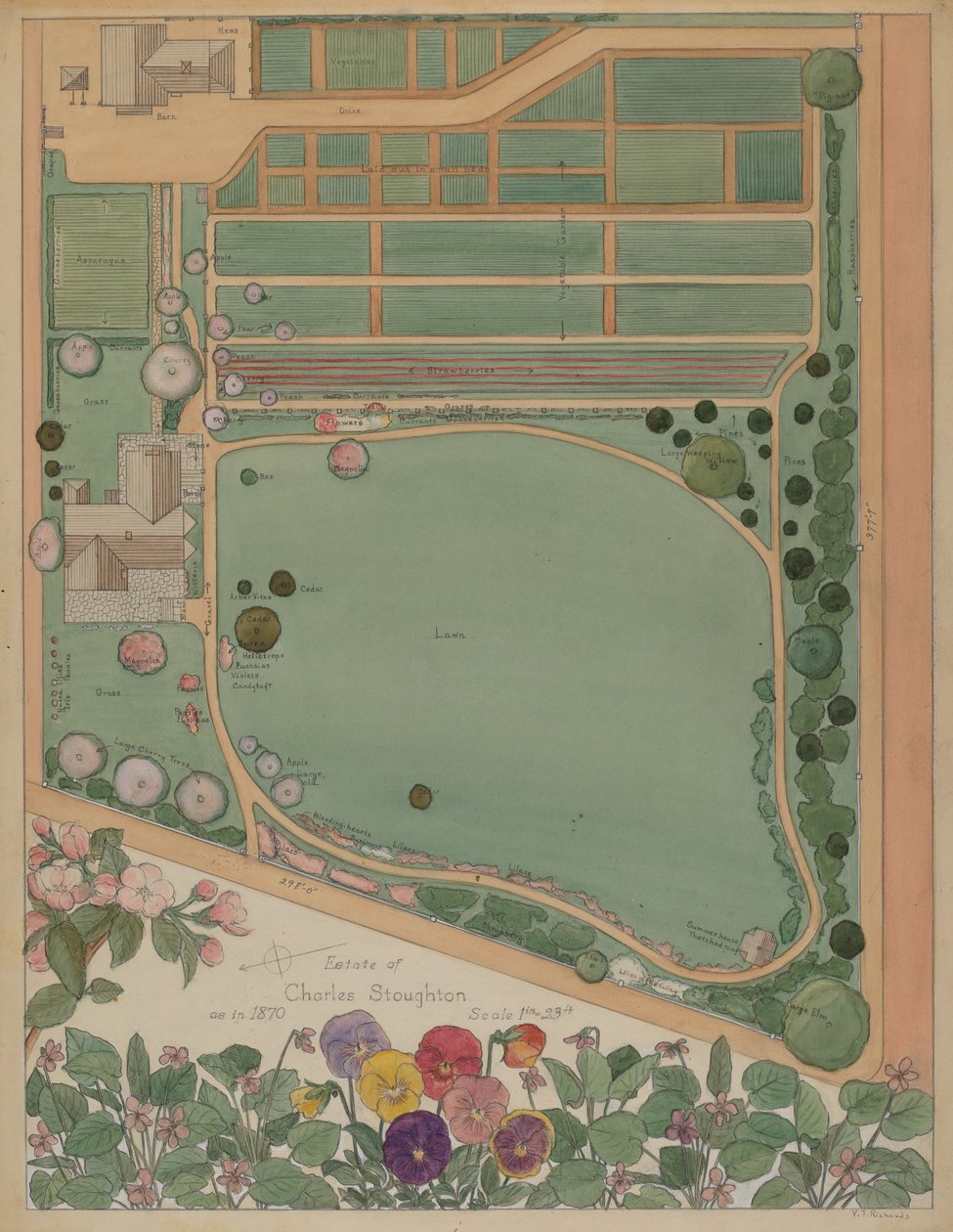 Stoughton Estate, c. 1936. alkotó: Virginia Richards