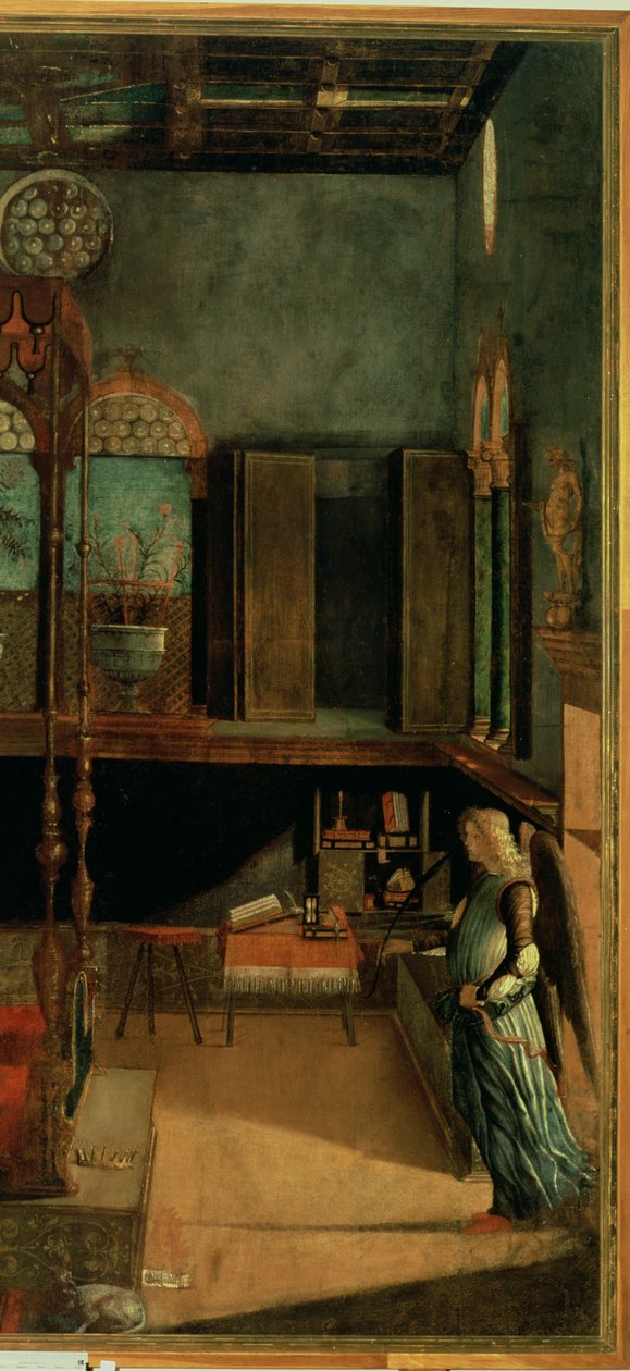 Szent Ursula álom, 1495-ös tempera, 686-os vászonrészlet alkotó: Vittore Carpaccio