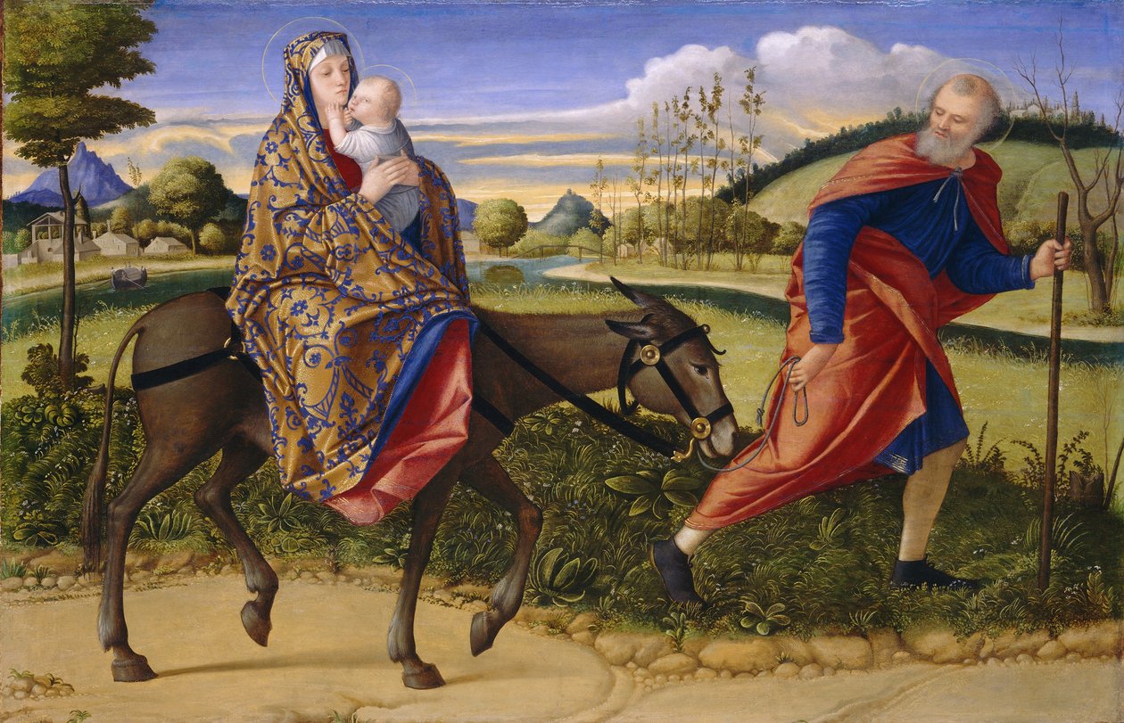 Repülés Egyiptomba alkotó: Vittore Carpaccio