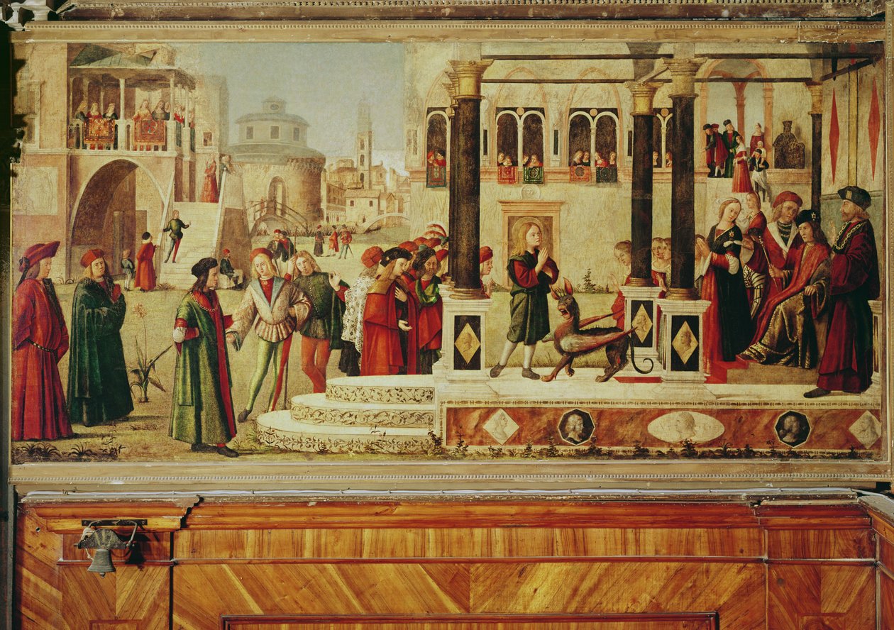 Szent Trifón csodája alkotó: Vittore Carpaccio