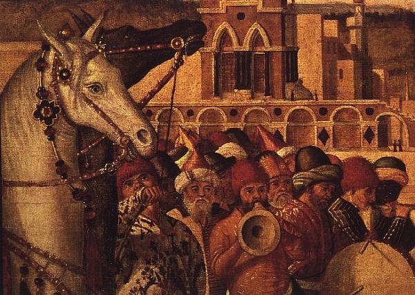 Szent György diadala, 1501-07 (60265 részlet) alkotó: Vittore Carpaccio