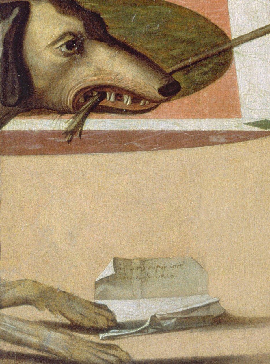 Két velencei hölgy panel részlete 29237-ből alkotó: Vittore Carpaccio