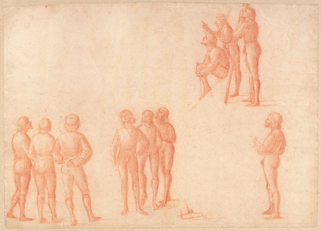 Férfialakok csoportjai alkotó: Vittore Carpaccio