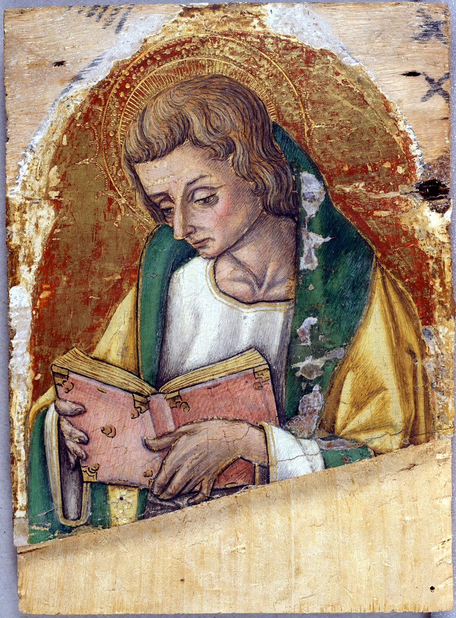 János evangélista, 1500 körül (tempera nyárfán) alkotó: Vittore Crivelli