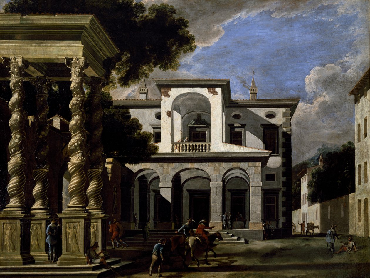 Képzeletbeli villa alkotó: Viviano Codazzi