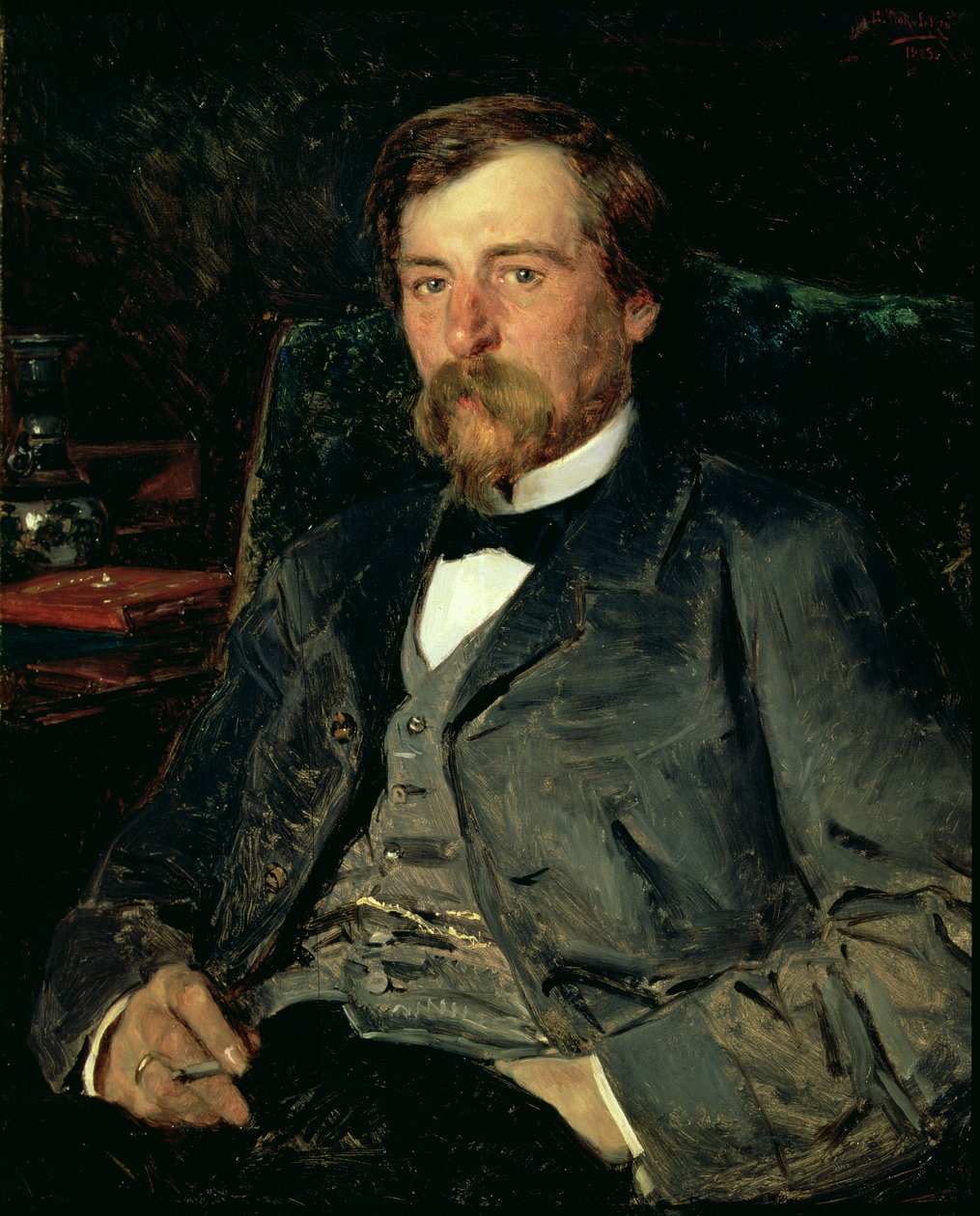 Illarion Mihajlovics Prjaniszikov (1840-94) művész portréja, 1883 alkotó: Vladimir Egorovic Makovsky