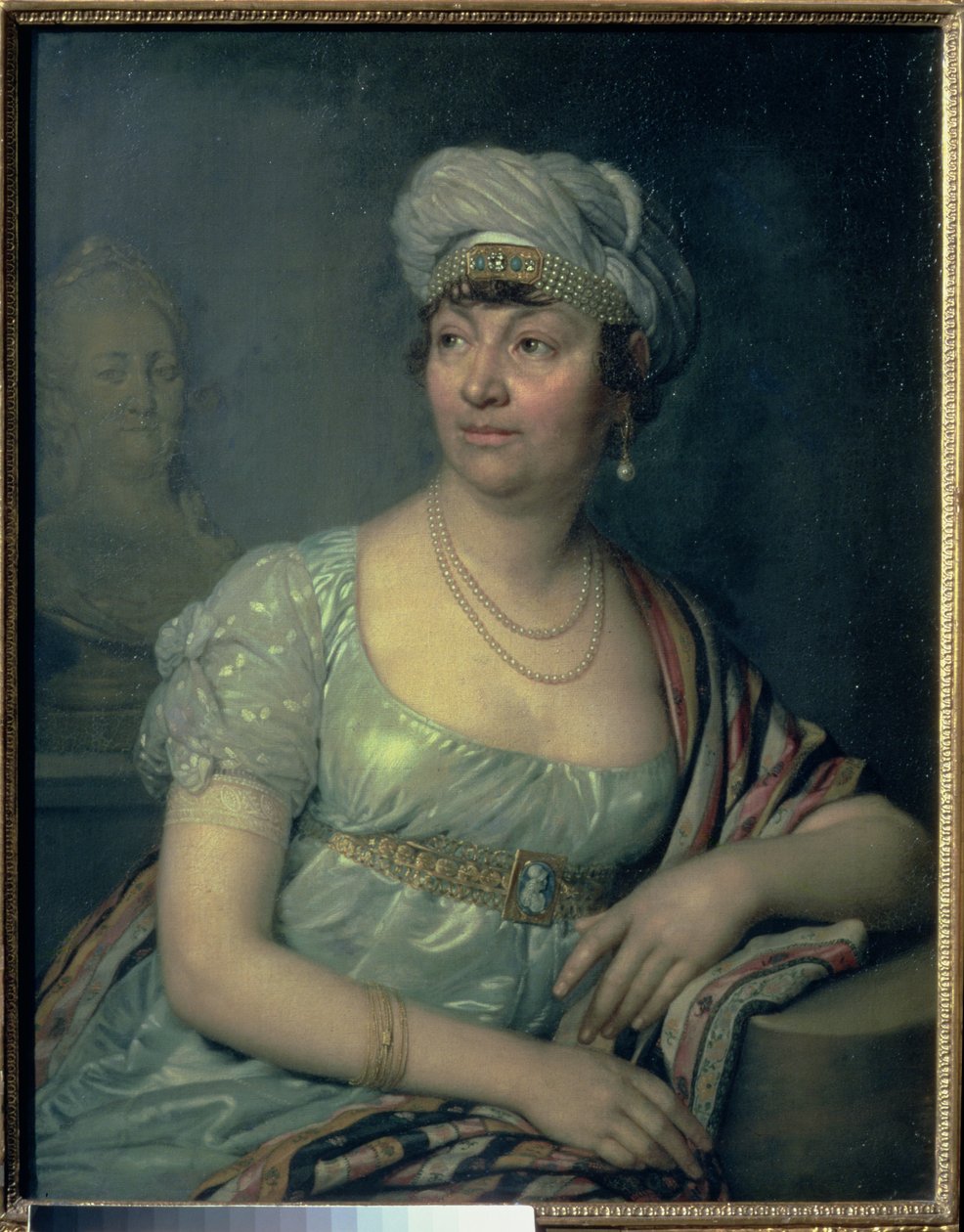 Germaine de Stael (1766-1817) portréja, 1812 alkotó: Vladimir Lukich Borovikovsky