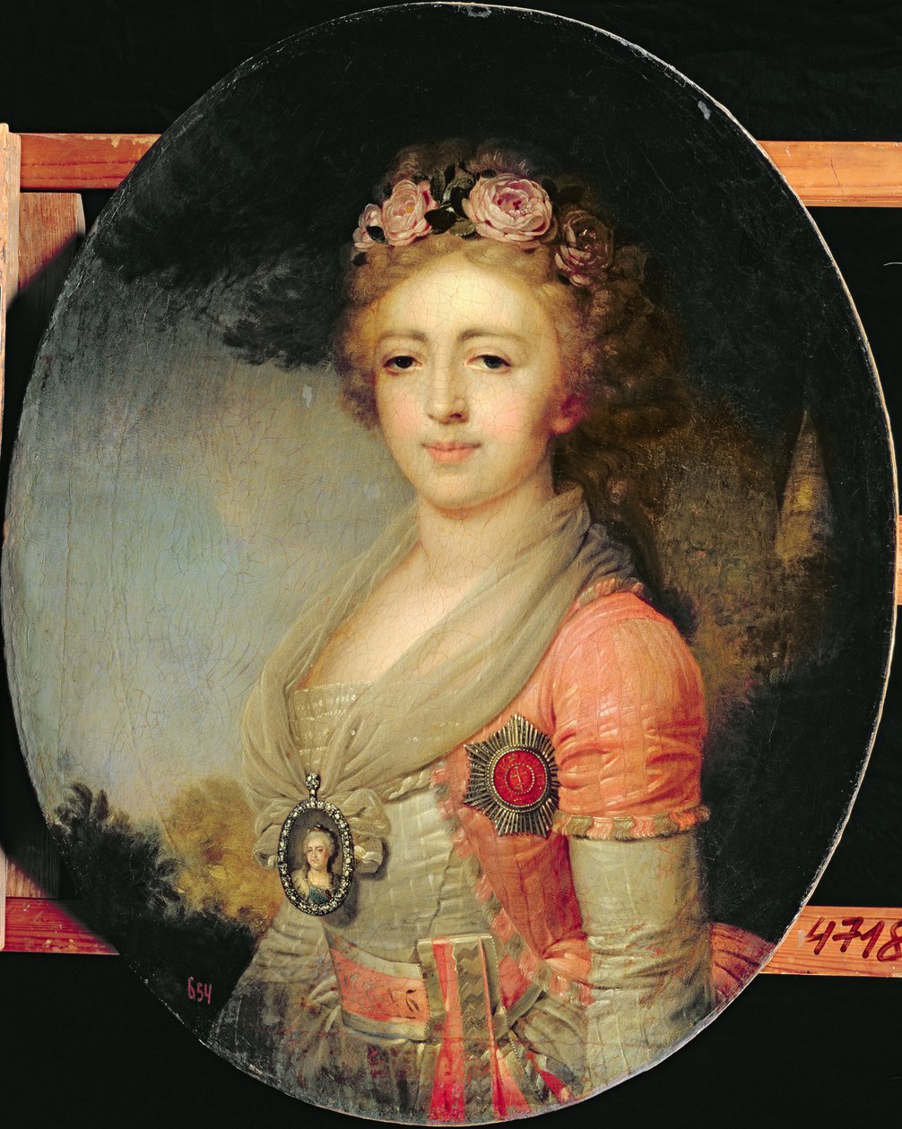 Alexandra nagyhercegnő portréja, 1798 körül alkotó: Vladimir Lukich Borovikovsky