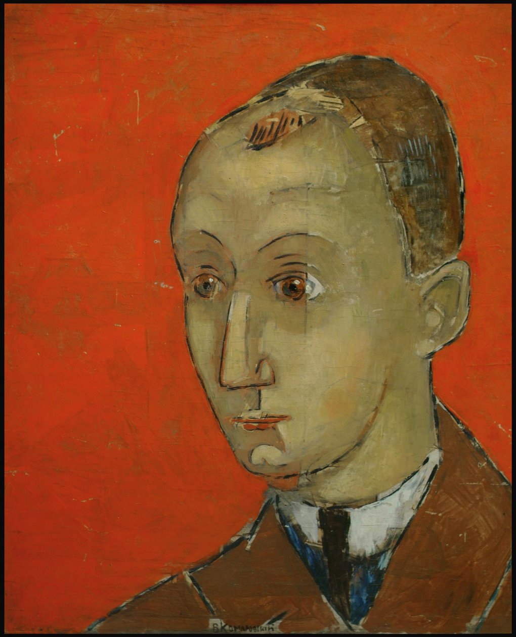 Önarckép, 1920-as évek. alkotó: Vladimir Alexeevich Komarovsky