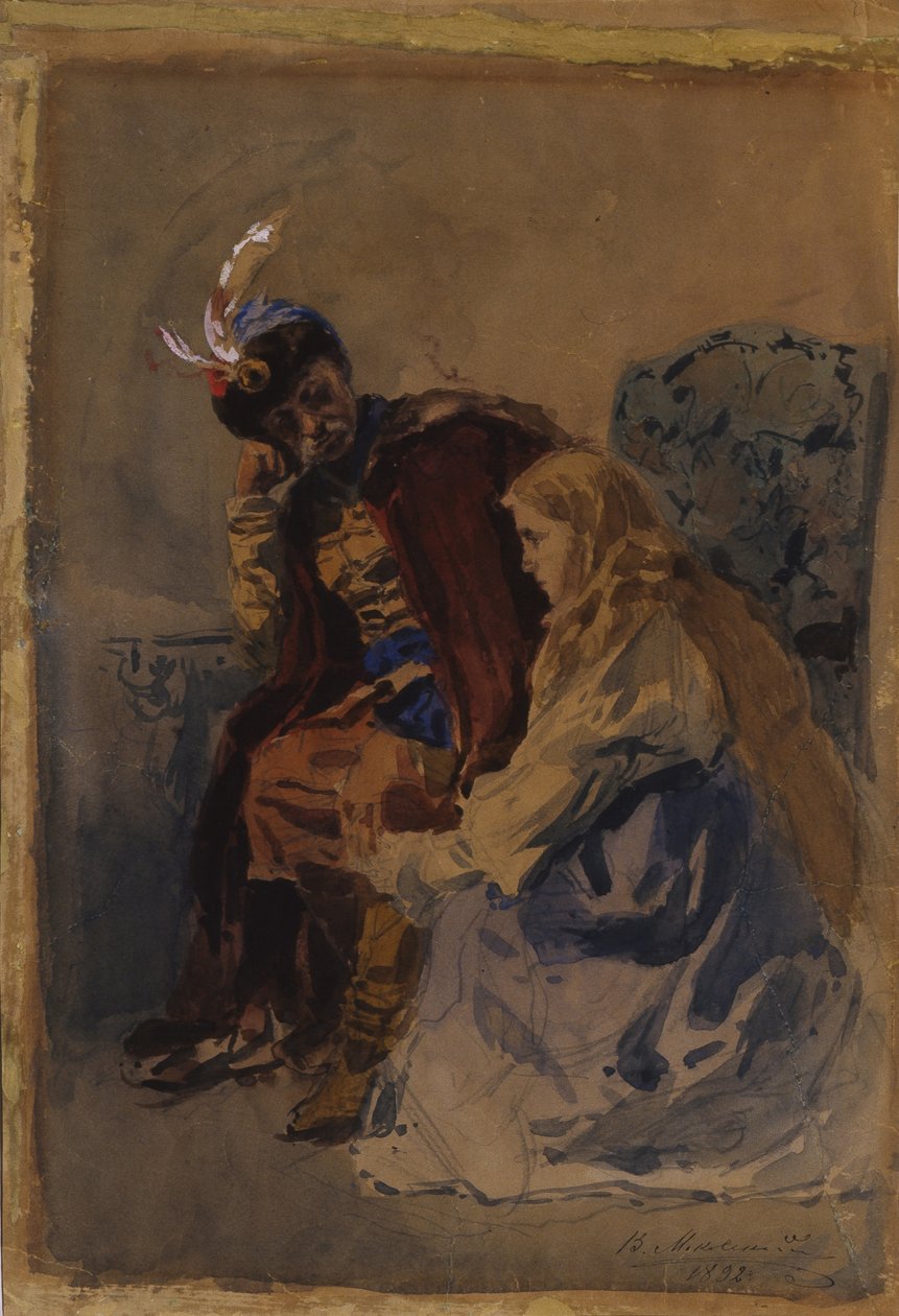 Mazepa Máriával, 1892 alkotó: Vladimir Egorovic Makovsky