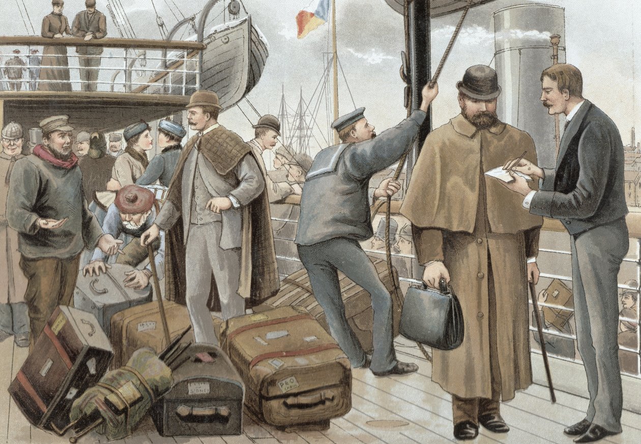 Going on Board at Tilbury, a 
