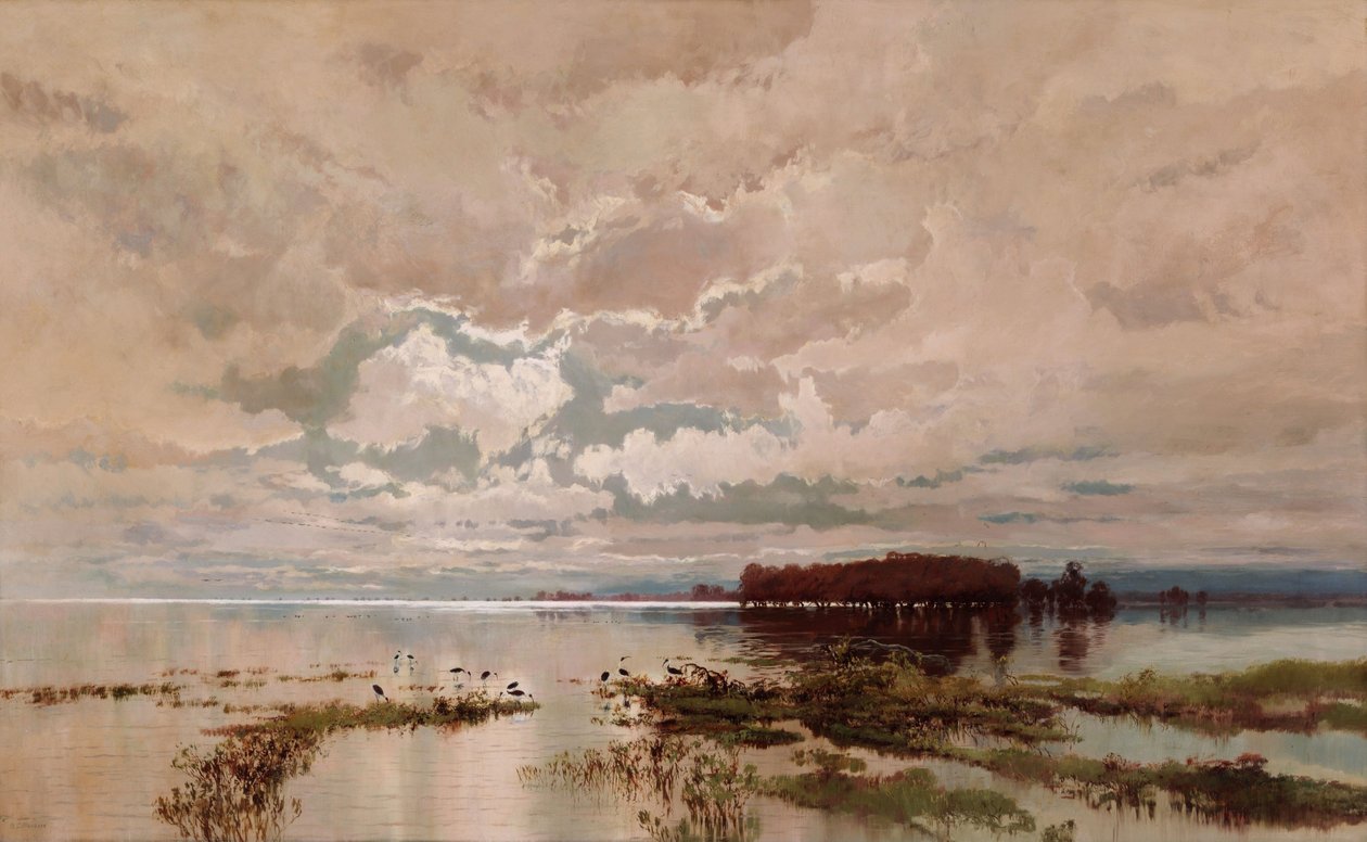 Az árvíz a Darlingban 1890 alkotó: W.C. Piguenit