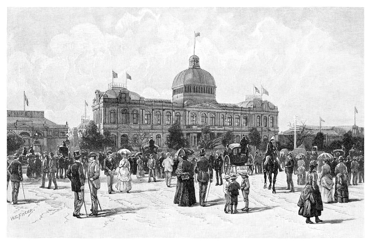 A jubileumi kiállítás, 1886. alkotó: WC Fitler