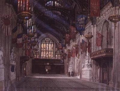 A Guildhall belseje alkotó: W.D. Radcliffe Beresford