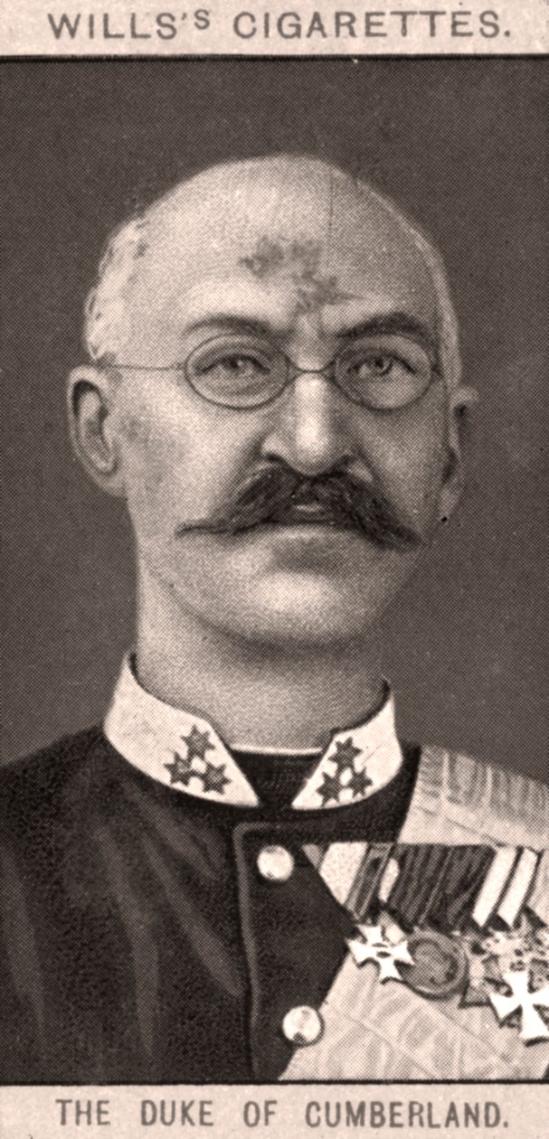 Cumberland hercege, 1908. alkotó: WD and HO Wills