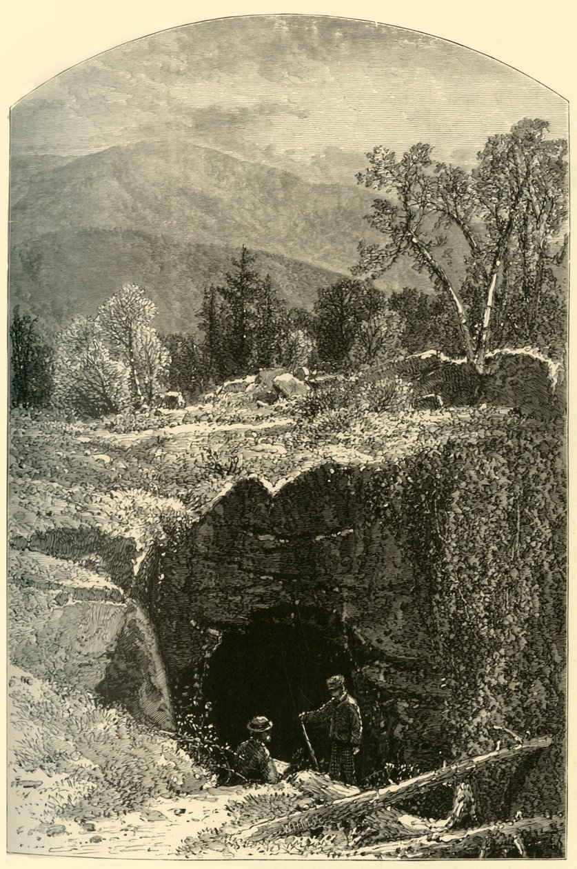 "Natural Bridge, North Adams", 1874. alkotó: W.H. Morse