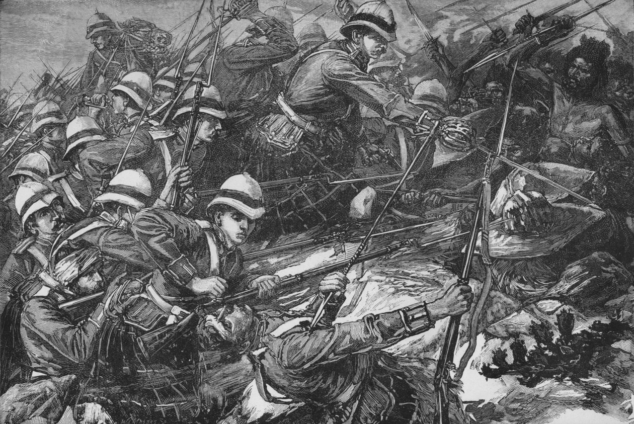 "A tamai csata", 1885 alkotó: WI Mosses