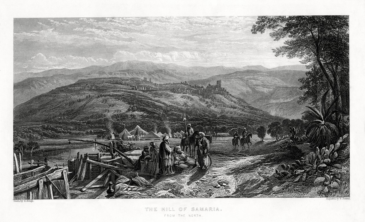 Szamária dombja, 1887 alkotó: W. Forrest