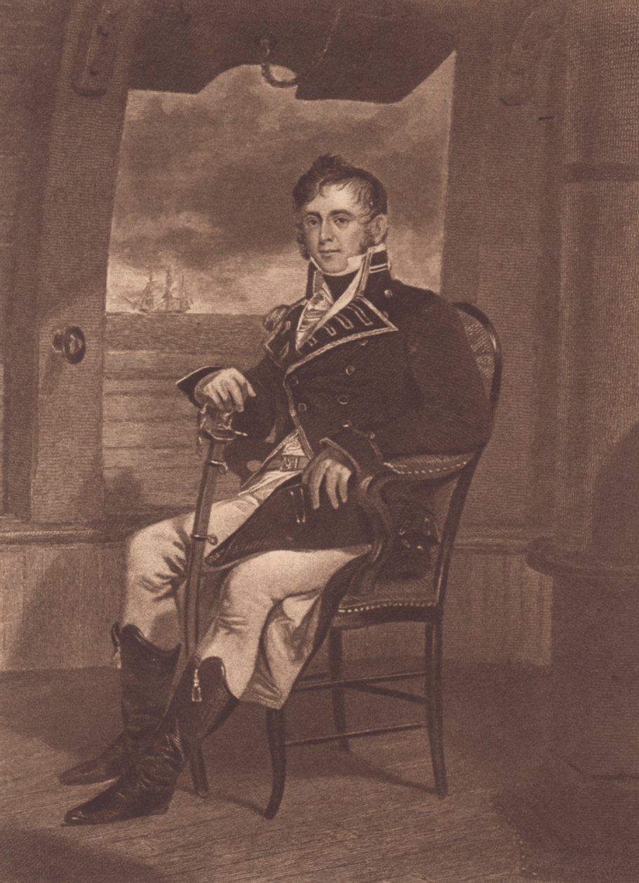 James Lawrence kapitány (litho) alkotó: John Ward Dunsmore