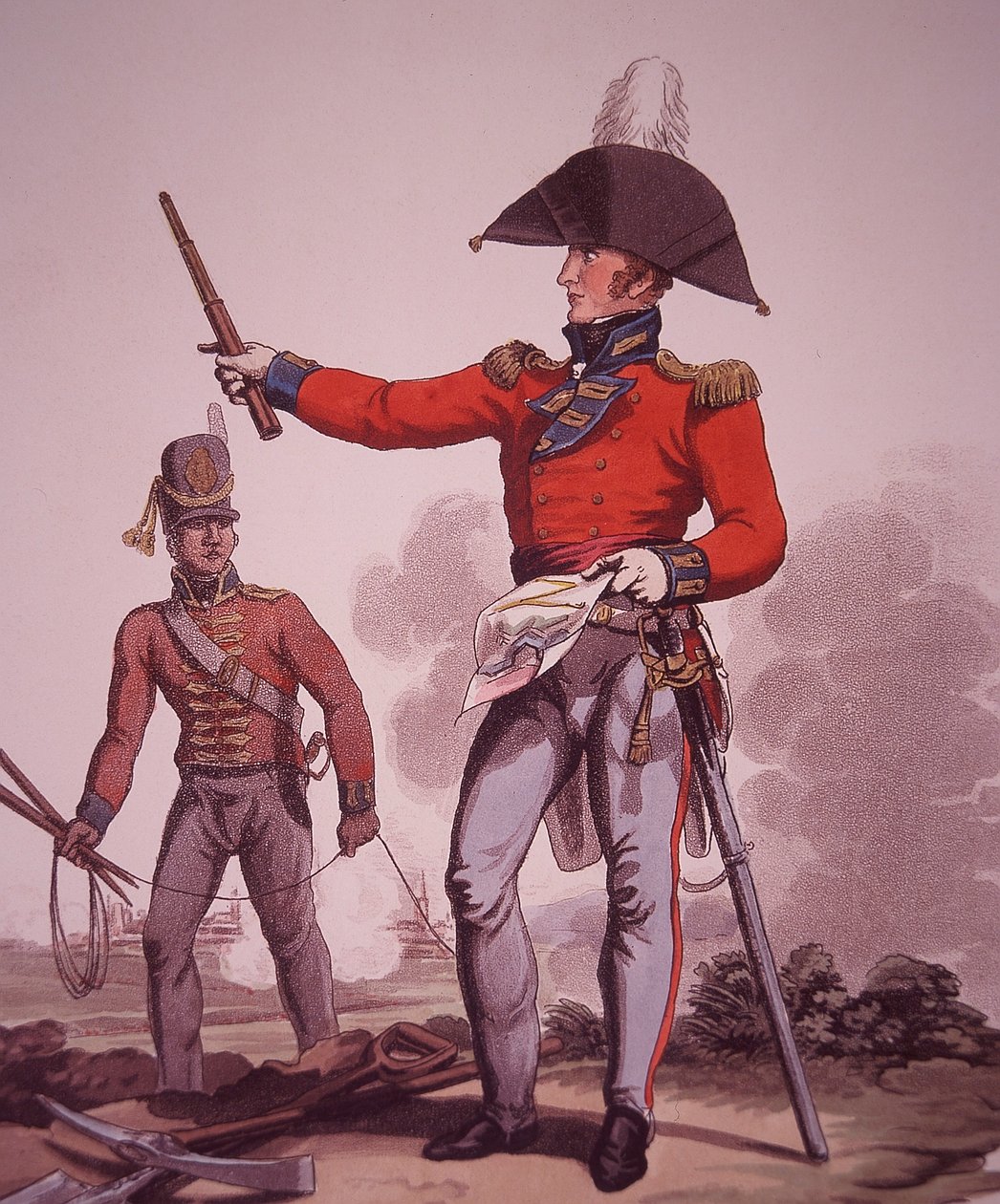 Mérnök (színes litho) alkotó: John Ward Dunsmore