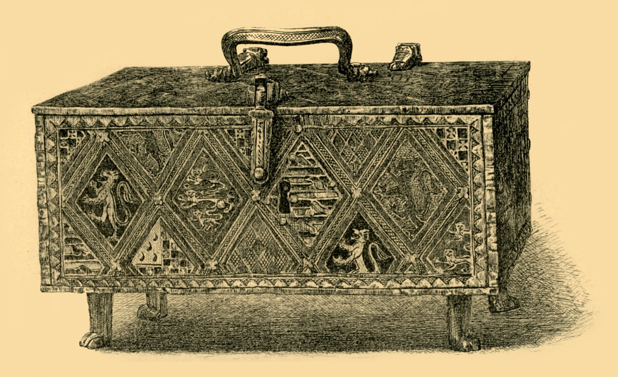 A Valence-koporsó, c1305-1312, 1881. alkotó: W. Harbutt