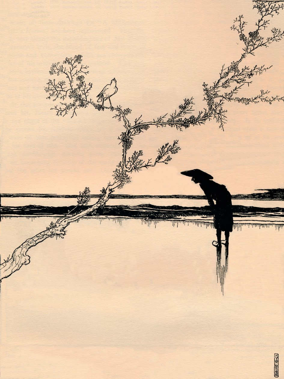 A csalogány, 1897 alkotó: William Heath Robinson