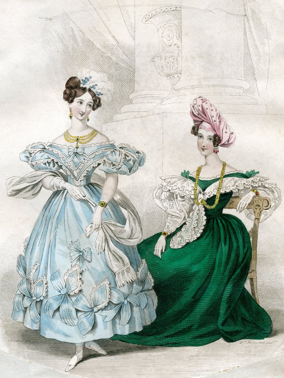 Női divat, 1830-as évek alkotó: W Hopwood
