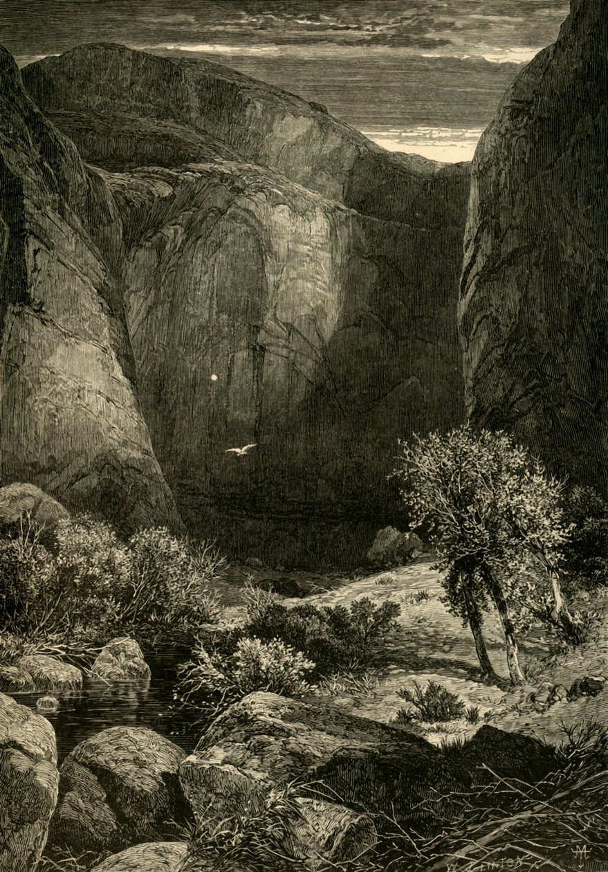 "Glen Canyon", 1874. alkotó: W. J. Linton