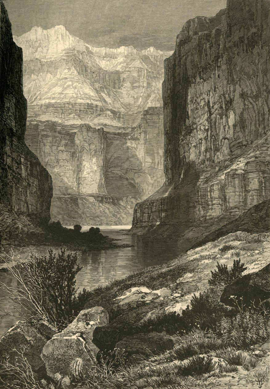„Marble Canyon”, 1874. alkotó: W. J. Linton